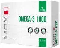 Colfarm MAX OMEGA -3 1000 kaps. 60 kaps. kwasy omega-3 kapsułki 60 szt.