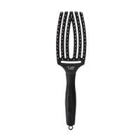 Olivia Garden Fingerbrush Combo Black, szczotka z włosiem z dzika, Medium