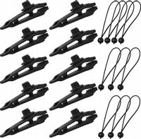 UCHWYTY ZACISKI DO PLANDEK MARKIZ WSPORNIKI NAMIOTU 20 SZTUK