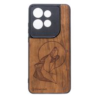 Drewniane Etui Bewood do Motorola Edge 50 Neo WILK IMBUIA