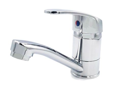 Bateria umywalkowa stojąca z ruchomą wylewką chrom obrotowa łaznienkowa na Arena.pl