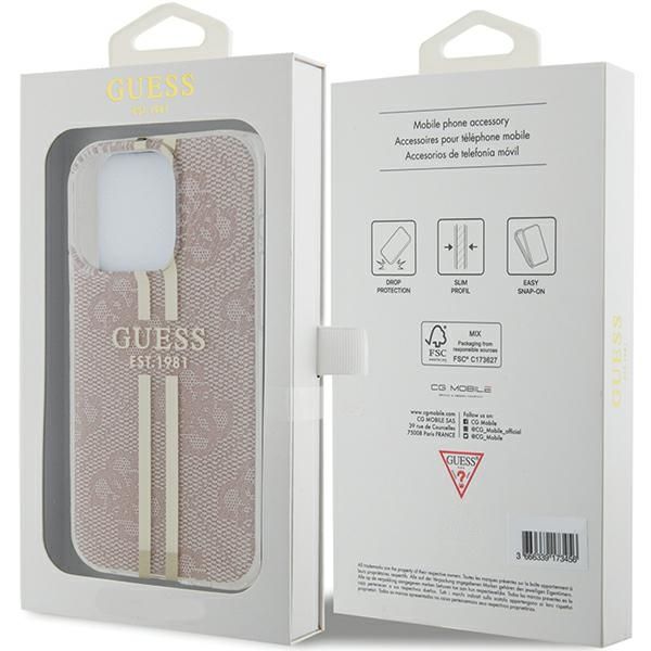 Etui Guess do iPhone 14 Pro Max, Różowy zdjęcie 8