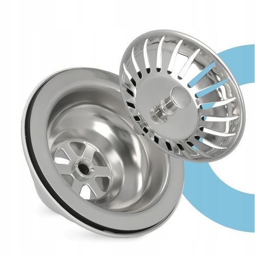 Odpływ Zlewu 3,5 SITKO METALOWE Korek Spust Syfon Zlewozmywaka Uniwersal MR na Arena.pl