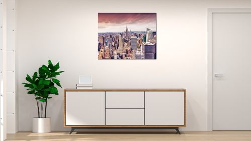 Obraz Drukowany 50X40 Drapacze Chmur W Ny na Arena.pl