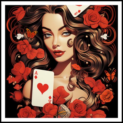 Plakat 90x90cm Różany Hazard na Arena.pl