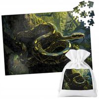 PUZZLE TRADYCYJNE - ZWIERZĘTA WĄŻ - 120 el