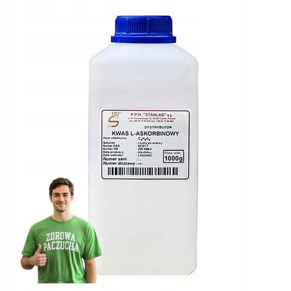 Kwas L-askorbinowy CZDA Witamina C czysta Stanlab suplement jakość 1 zdjęcie 1