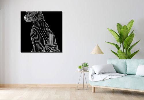 Obraz 90x90cm Minimalny Kontur na Arena.pl