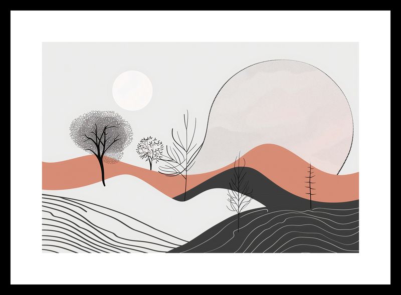 Plakat 30x20cm Półcień Widoku zdjęcie 3