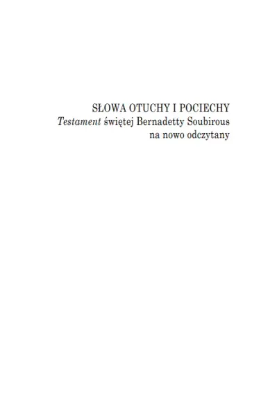 Słowa otuchy i pociechy zdjęcie 3