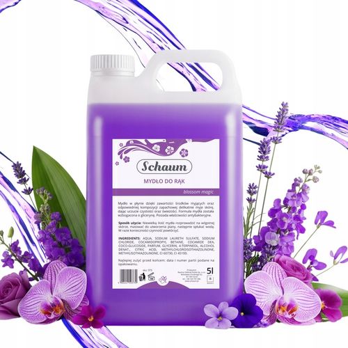 MYDŁO W PŁYNIE DO DOZOWNIKÓW DO RĄK 5L WYDAJNE KWIATOWE ANTYBAKTERYJNE na Arena.pl
