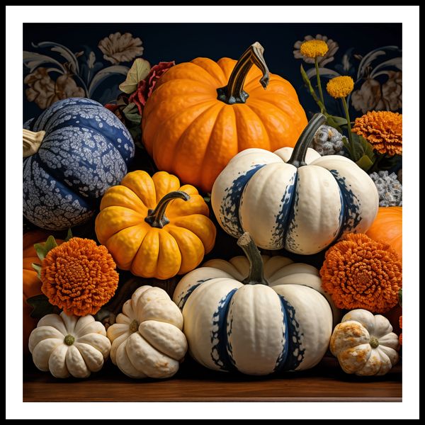 Plakat 100x100cm Jesienne Bogactwo zdjęcie 3
