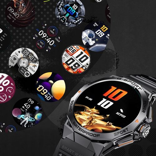SMARTWATCH ZEGAREK MĘSKI MENU POLSKIE SPORT PULS ROZMOWY SMART WATCH AMOLED na Arena.pl