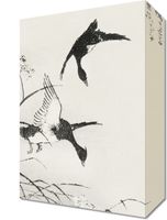 Obraz 20x30cm Tufted-Teal, Kashu Japoński Vintage do Salonu