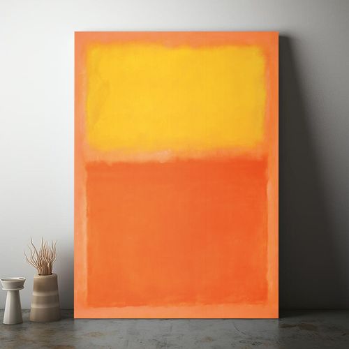 Obraz na płótnie Rothko orange and yellow 50x70 cm na Arena.pl