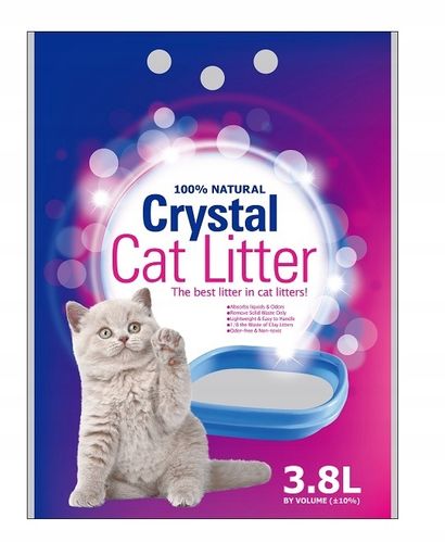 Żwirek silikonowy dla kota 8 x 3.8L bezzapachowy na Arena.pl