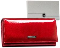 portfel damski skórzany h22-1-sh9-5966 red