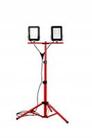 PRO Reflektor LED ze statywem IP65 2 x 50 W 8000 lm
