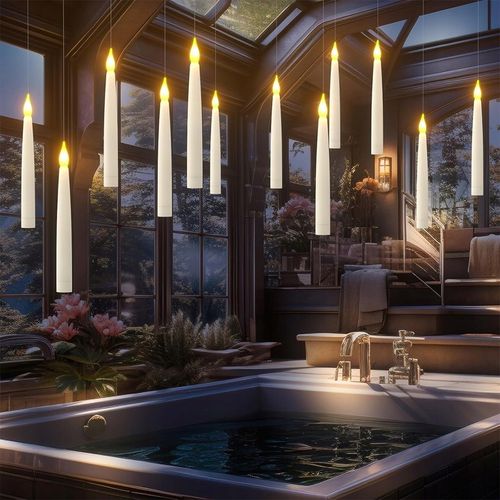 12pcs Halloween Decorations, Floating Candles Led na Arena.pl