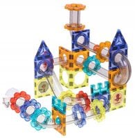 TOR KULKOWY ZESTAW MAGNETYCZNY KLOCKI KONSTRUKCYJNE DLA DZIECI ZI-05 74 EL.