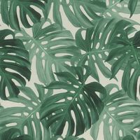 TAPETA WZÓR ROŚLINNY LIŚCIE MONSTERA NA FLIZELINIE