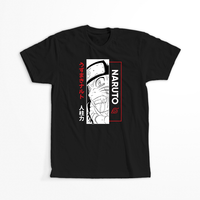 Koszulka Czarna Naruto / Boruto - WYBIERZ KOLOR KOSZULKI I FASON Damska 2XL