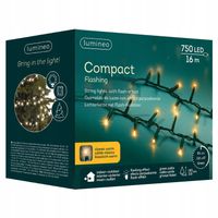 Zewnętrzne Światełka Choinkowe COMPACT FLASH 750LED/16M Klasyczny Ciepły