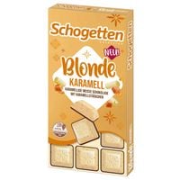 CZEKOLADA MLECZNA  SCHOGETTEN BLONDE KARAMEL BIAŁA KARMELOWA 100g