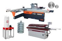 Piła formatowa formatówka okleiniarka odciąg trocin zestaw tarcz podcinak