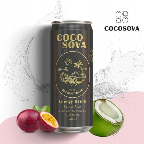 Cocosova Zestaw Degustacyjny nr2 – 4 Smaki Wody Kokosowej | 12 Puszekx320ml na Arena.pl