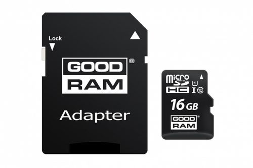 GOODRAM Karta microSDHC 16GB CL10 + adapter na Arena.pl