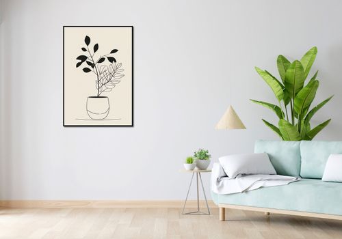 Plakat 68x98cm Prostota Doniczki na Arena.pl