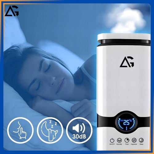 NAWILŻACZ POWIETRZA JONIZATOR AROMATERAPIA DYFUZOR TIMER PILOT I 12x OLEJKI na Arena.pl