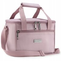 Torba termiczna na lunch box na jedzenie torba na ramię różowa ZAGATTO