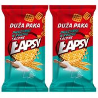 Łapsy Prażynki w kratkę solone 110 g x 2 sztuk