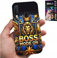 ETUI DO SAMSUNG GALAXY A20E - BOSS LEW Z KORONĄ NA TARCZY CASE + FOLIA