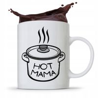 Kubek Prezent Urodzinowy Dla Mamy Matki Hot Mama Z Nadrukiem Ze Zdjęciem