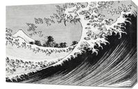 Obraz 60x40cm One Hundred Views of Mount Fuji, Hokusai Vintage do Salonu