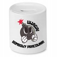 Dla Pracownika Skarbonka Bombowy Pracownik Z Nadrukiem Ze Zdjęciem