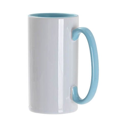 Kubek Funny 380 ml do sublimacji - jasnoniebieski zdjęcie 2