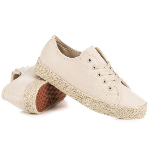 Beżowe Trampki Espadryle r.39 na Arena.pl