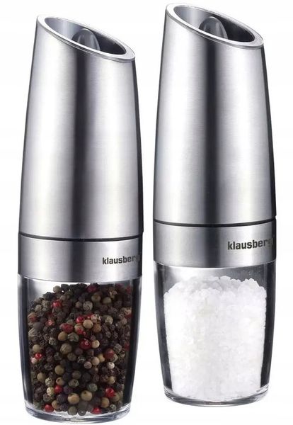 2x Młynek Grwitacyjny Zestaw młynków Pieprzu Soli zdjęcie 1