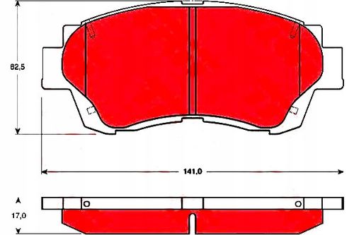 Klocki hamulcowe TRW GDB3155 na Arena.pl