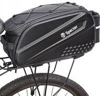 Duża sakwa torba rowerowa na bagażnik 14L odblaski SPECTER wodoodporna