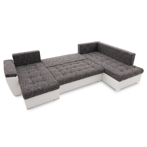 Duży narożnik, funkcja spania, prawy, MAGNUS, 315cm, biały| TYLETEGOTU na Arena.pl