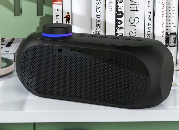 GŁOŚNIK BEZPRZEWODOWY BLUETOOTH BUDZIK ZEGAR LED RADIO FM MP3 OŚWIETLENIE zdjęcie 12