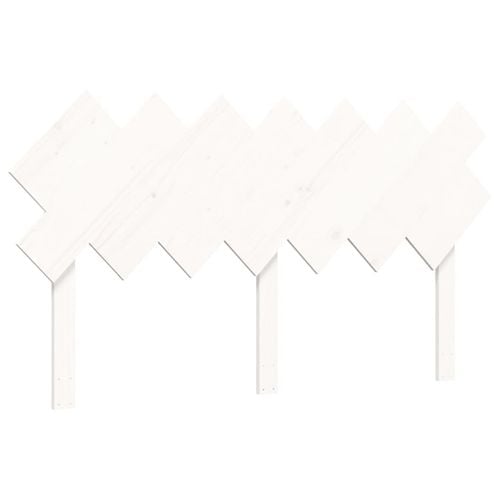 Łóżko dla seniora, z wezgłowiem, białe, 140x190 cm, lite drewno na Arena.pl