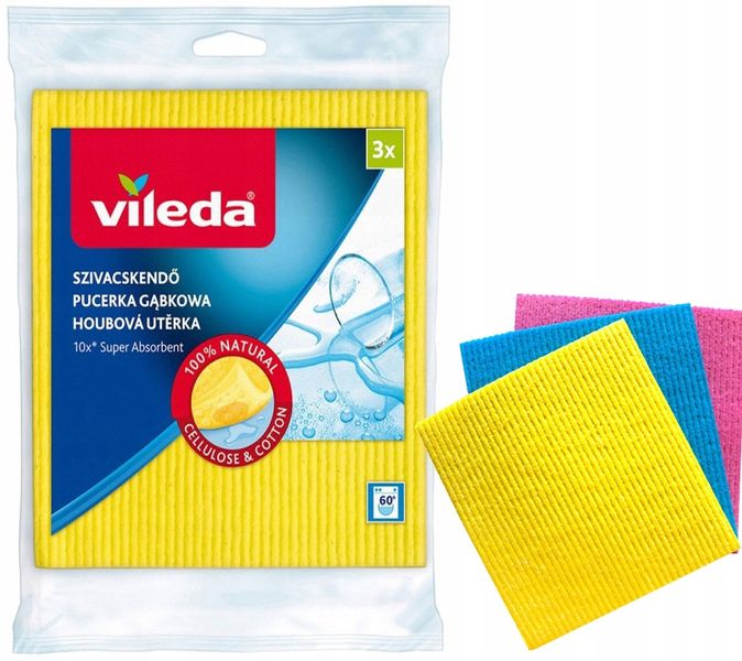 pucerka gąbkowa vileda 3 szt. zdjęcie 6