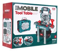 Warsztat Z Narzędziami Dla Dzieci 3+ Zestaw Majsterkowicza 2W1 Niebieski