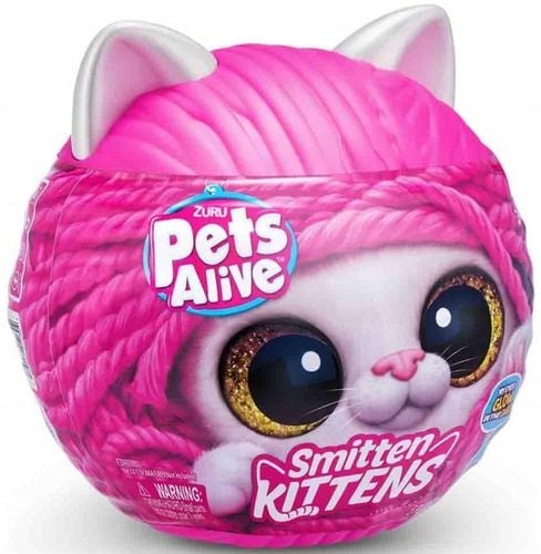 Zuru Pets Alive Smitten Kittens Interaktywny Pluszowy Kotek Niespodzianka na Arena.pl